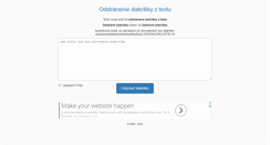 Desktop Screenshot of diakritika.rs-design.sk
